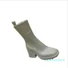 Luxurys Designers Women Rain Boots England Style Waterproof Welly Rubber Water Rains Shoes Ankle Boot Booties x11