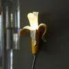 Lâmpada de parede Itália resina banana luzes de vidro moderno para decoração de casa quarto bedside sconce banheiro vaidade luminárias luminárias