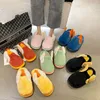 Mode Nette Engel Pelz Frauen Pelzige Hausschuhe Plattform Unisex Flache Schlafzimmer Winter Fuzzy Indoor Weibliche Hause Baumwolle Plüsch Schuhe y0804