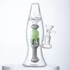 8 Inch Glass Bongs Heady Lava Lamp Hookahs 14.5mm Female Joint Water Pipe 5mm Thick Oil Dab Rigs With Bowl XL-LX3