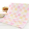 Towel Plaid Baby Yarn Printed Bathrobe Soft Child Blanket For Born Infant Wrap Swaddle Cotton Bedspread Quilt