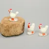 Atacado Cocks Cocks Forma Cerâmica Chopstick Holders Decoração Home Decoração Artesanato Ornaments Caneta Suporte