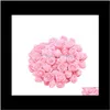 Couronnes de fête de fête Fournitures de jardin Drop Livraison 2021 100 pièces Ours en peluche de roses 3cm Mousse Décoratif de mariage Décor de Noël pour la maison