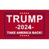 Snelle verzending Donald Trump Flags 3x5 ft 2024 Re-elect Neem AMERIKA ACHTERvlag met Messing Grommets Patriottische Outdoor Indoor Decoratie Banner Groothandel