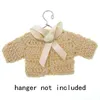 12Pcs Handmade miniature crochet sweater flower ribbon baby shower baptism christening party Decor 4.8 x 9.6cm 210702