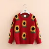 Baby Flower Sweater Autumn Winter Children's Clothing Toddler Kids Causal Pullover Long Sleeve Knitted Tops For Girls 210625