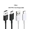 USB Type C Data Cable 120cm USB-C Kabels Snel oplaadkabel voor S8 S10 Note10 Opmerking 20 Huawei P20 P30 Snelle oplader