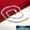 Wysokiej jakości Classic 10mm Men Necklace 925 Silver Figaro Łańcuch Naszyjniki Dla Mężczyzna 50 CM / 60 CM Cena fabryczna Ekspert Design Quality Najnowsze styl oryginalny status