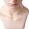 10 pièces Hamsa main Fatima paume couleur or longue chaîne turc mauvais œil pendentif collier pour femmes fille bonne chance cadeaux