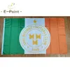 Shelbourne FC on Ireland Flag 3 * 5ft (90cm * 150cm) Décoration de bannière en polyester battant des drapeaux de jardin de maison Cadeaux de fête