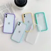 Hoge kwaliteit Shockproof Cases Matte Kleuren Siliconen Telefoon Case voor iPhone 11 12 PRO MAX XR 6 6S 7 8 PLUS BESCHERMING