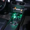 크리 에이 티브 유니버셜 자동차 튜닝 미니 다채로운 USB LED 자동차 인테리어 라이트 음성 제어 분위기 주변 장식 자동 액세서리