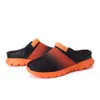 Sommar män sandaler färgglada par strand skor andningsbar komfort mesh tjock botten tofflor man baotou hål skor stor 35-46 Q0512
