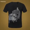 % 100 pamuk tasarımcı tişört erkek kafatası kristal tees yaz temel katı baskı mektup dolar kaykay rahat punk üstleri tee kadın gömlek giyim kısa kol m-3xl