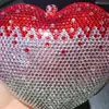 Evening Bags XIYUAN Red Pink Luxury Clutch Purse Wedding Bridal Bag Crystal Rhinestone Ladies For