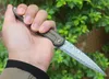 New Flipper Folding Knife VG10 Damascus Steel Blade Stainless Steel + G-10 Handle Ball Bearing Fast Open EDC Knives