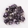 Pierres précieuses en vrac 200g / lot Bleu Turquoise Améthyste Chakra Naturel Pierre Tumbled Reiki Feng Shui Cristal Point de Guérison Perles avec Fre331Z