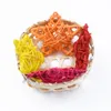 Dekorativa Blommor Kransar Juldekoration Rattan Ball DIY Gardin Hängande Tillbehör 5 Artificial Grass Star och Love Wedding Home