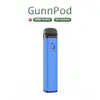 100 % 원래 gunnpod 일회용 전자 담배 장치 키트 2000 퍼프 1250mAh 배터리 미리 포장 된 8ml 포드 스틱 vape 펜 정품 VS 바 플러스 맥스