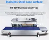 small processing machinery Automatic Horizontal Continuous Plastic Bag Band Sealing Sealer Machine FR900