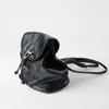 Torba damska 2021 Nowa czarna klapka miękka torba na ramię w torbie łańcuchowa duża pojemność moda Lingge skórzany plecak K726