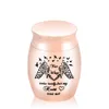 Angel wings cremation urn pendant ashes jar souvenir to commemorate family or pets-were ready, but my heart was not