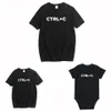 Guarda T-shirt Moda Abbinamenti per la famiglia Bambini Madre Figlia Padre Ragazzo Vestiti per neonati Mamma e me 210417