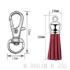 Sublimation Keychain Double-Side Printed Transfer Key Chain DIY MDF Blank Key Ring with PU Leather Tassel