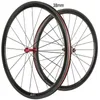 Cyling Wheels Color Full Carbon Bicycle Wheels700C Clincher/Tubular/Tubuless Cycling Wheels 25mm幅Vブレーキまたはディスクバイクホイールセット