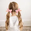 Hair Accessories Ncmama 20pcs/lot 3"/4" Bows Handmade Pencil Bow Cotton Clip For Teenage Girls Students