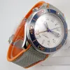Montres-bracelets de luxe 41mm cadran blanc verre saphir GMT lunette en céramique lumineuse mouvement de date montre mécanique automatique pour hommes