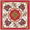 130cm New Silk Scarf Saddle Chain Printed Twill Square Scarf Lady Shawl Handkerchief