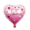 Ballons en Film d'aluminium pour la saint-valentin, 18 pouces, décor de fête d'anniversaire de mariage, nouvelle collection