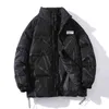 Street Hip Hop Coat Men Winter Thick Parka Jacket Harajuku Print Jackets Fashion Warm Parkas Mens Outwear Streetwear 211206