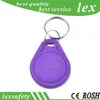 100 قطعة / الوحدة rfid 125 كيلو هرتز T5577 مفتاح بطاقة T5557 ISO11785 Keyfobs سلسلة المفاتيح العلامات مفتاح حلقات قابلة لإعادة الكتابة Keyfob