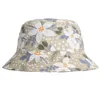 Высококачественные рыболовы шапка мода цветочные ковшевые шляпы солнца крышка женщин мужчины рыбака шляпа хлопчатобумажного хлопка кппоп