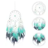 Interior Decorations 1pc Elegant Wind Chime Feather Bell Yard Garden Hanging Decor