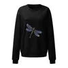 Fashion-Dragonfly Print Sweatshirts Lange Mouwen Dieptipunt Verdikking VrouweLijke Sweatshirt Casual Koreaans Stijl Meisje Blouse Trui