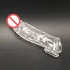 음경 슬리브 실리콘 수탉 소매 음낭 반지 음경 확대 1cm, 4cm 증가, 성적인 아티팩트 확장 섹스 시간