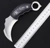 Scorpion Claw Karambit Knife Aus-8a Blade Micarta Maniglia Pocket Pocket Blade Blade Caccia EDC Sopravvivenza Strumento di sopravvivenza Coltelli per cannacoli