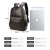 Vormor Merk Waterdicht 14 Inch Laptop Rugzak Mannen Leren Rugzakken Voor Tiener Mannen Casual Daypacks Mochila Male 210929