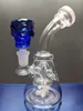 Fab Egg Glass Beaker Bong Percolator Perc Bongs Recycler Dab Rig Rury wodne Rury olejne RIPE BUBLER RURE 14,4 mm ZeusartShop