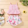 女の子の服2tガールスカートセット夏の幼児の赤ちゃん子供服セット1~4t結合コルトドスピエザ