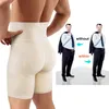 Män Midja Trainer Body Shaper Sexiga Panties Tummy Control Tight Underkläder Butt Lifter Shaperwear Slimming Underkläder Padded Boxer