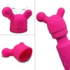 NXY Sex Vibratory Akcesoria Czapki HeadGear Hat Extension Dla Wand Wibrator Zabawki Kobiety Clitoris Stymulator Dorosłych Zabawki 1227