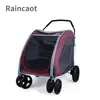 Couvre-sièges d'auto pour chien pliant dodopet grand porte-animaux de compagnie avec imperméable poussette pliable chat chariot imperméables poussettes pour animaux de compagnie chiens ani