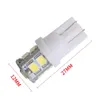 Nouveau 2 pièces voiture Led 2835-10smd lampes 12V 5w 6000K T10 w5w prise Auto ampoules lampe de lecture 194 168 dégagement lumière voiture Instrument lumières