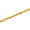 Braccialetti con ciondoli placcato oro 24k con fiore da donna NJGB066 braccialetto placcato oro giallo regalo moda donna334v