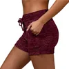 Damen-Shorts, Sport, Laufen, Yoga, Damen, 2021 Sommer, lässig, schnell trocknend, atmungsaktiv, weich und bequem, elastischer Kordelzug, locker