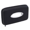 Fashion Visor Type PU Leather Napkin Multifunction Tissue Holder Car Seat Box